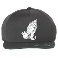 Praying Hands Wool Snapback Cap