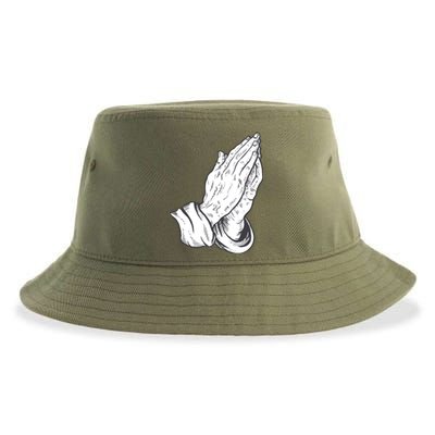 Praying Hands Sustainable Bucket Hat