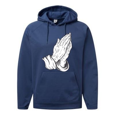 Praying Hands Performance Fleece Hoodie