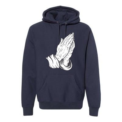 Praying Hands Premium Hoodie