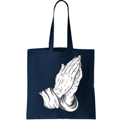 Praying Hands Tote Bag