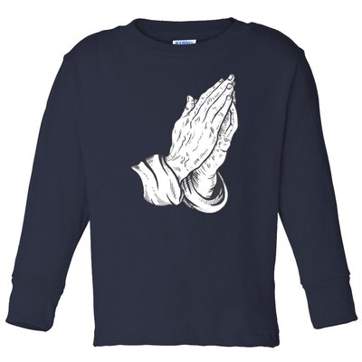 Praying Hands Toddler Long Sleeve Shirt