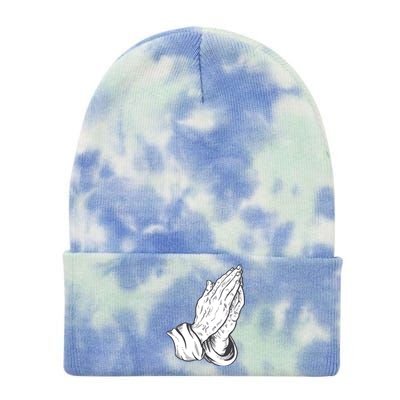 Praying Hands Tie Dye 12in Knit Beanie