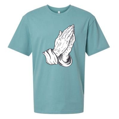 Praying Hands Sueded Cloud Jersey T-Shirt