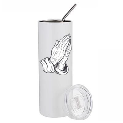 Praying Hands Stainless Steel Tumbler