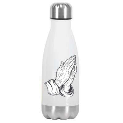 Praying Hands Stainless Steel Insulated Water Bottle