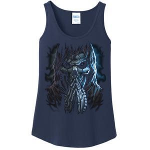 Praying Reaper Skeleton Ladies Essential Tank