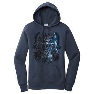 Praying Reaper Skeleton Women's Pullover Hoodie