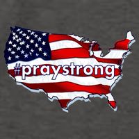 #praystrong Pray Strong For America  Vector Backpack