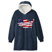 #praystrong Pray Strong For America  Hooded Wearable Blanket