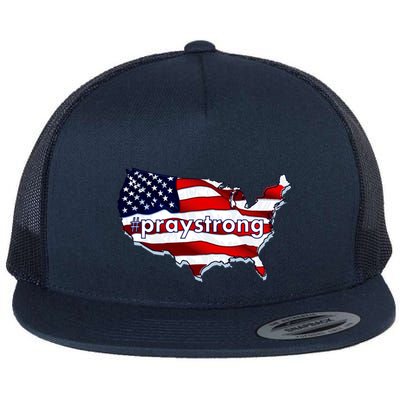 #praystrong Pray Strong For America  Flatbill Hat