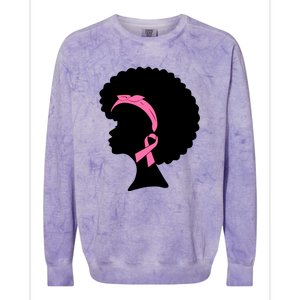 Pink Ribbons Breast Cancer Awareness For Women Girl Gifts Colorblast Crewneck Sweatshirt