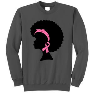 Pink Ribbons Breast Cancer Awareness For Women Girl Gifts Tall Sweatshirt