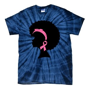 Pink Ribbons Breast Cancer Awareness For Women Girl Gifts Tie-Dye T-Shirt