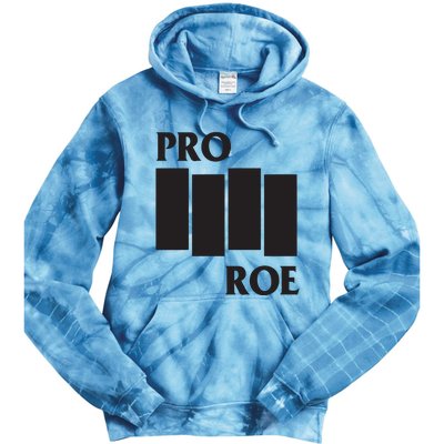 P.R.O R.O.E Black Flag Tie Dye Hoodie