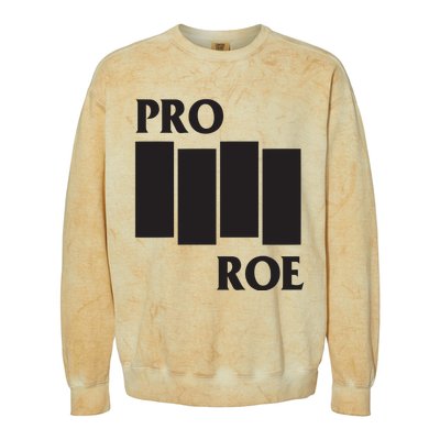 P.R.O R.O.E Black Flag Colorblast Crewneck Sweatshirt