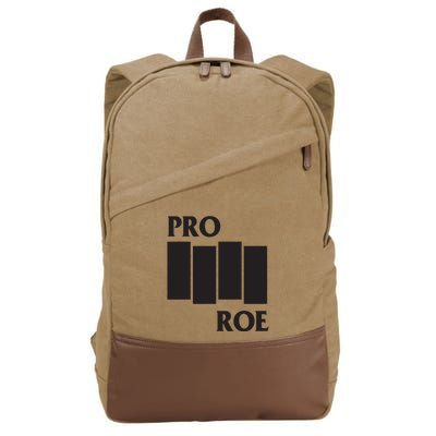 P.R.O R.O.E Black Flag Cotton Canvas Backpack