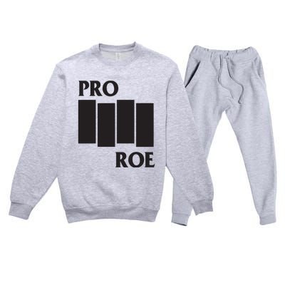 P.R.O R.O.E Black Flag Premium Crewneck Sweatsuit Set