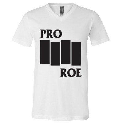 P.R.O R.O.E Black Flag V-Neck T-Shirt