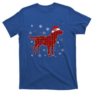 Pajamas Red Buffalo Plaid Labrador Retriever Christmas Gift Meaningful Gift T-Shirt