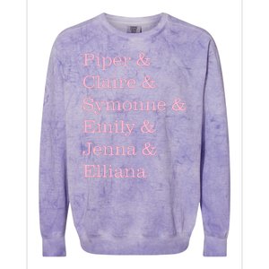 Piper Rockelle Butterfly Merch Colorblast Crewneck Sweatshirt