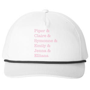 Piper Rockelle Butterfly Merch Snapback Five-Panel Rope Hat