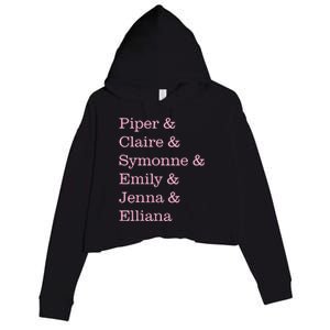 Piper Rockelle Butterfly Merch Crop Fleece Hoodie