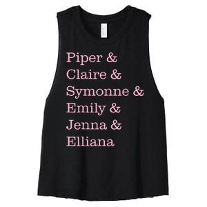 Piper Rockelle Butterfly Merch Women's Racerback Cropped Tank