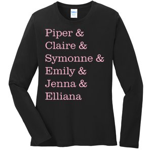 Piper Rockelle Butterfly Merch Ladies Long Sleeve Shirt