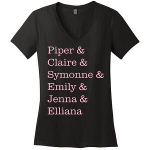 Piper Rockelle Butterfly Merch Women's V-Neck T-Shirt