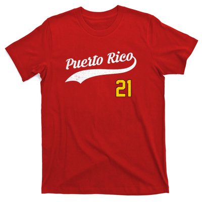 Puerto Rico Baseball 21 For Santurce Baseball Fans T-Shirt