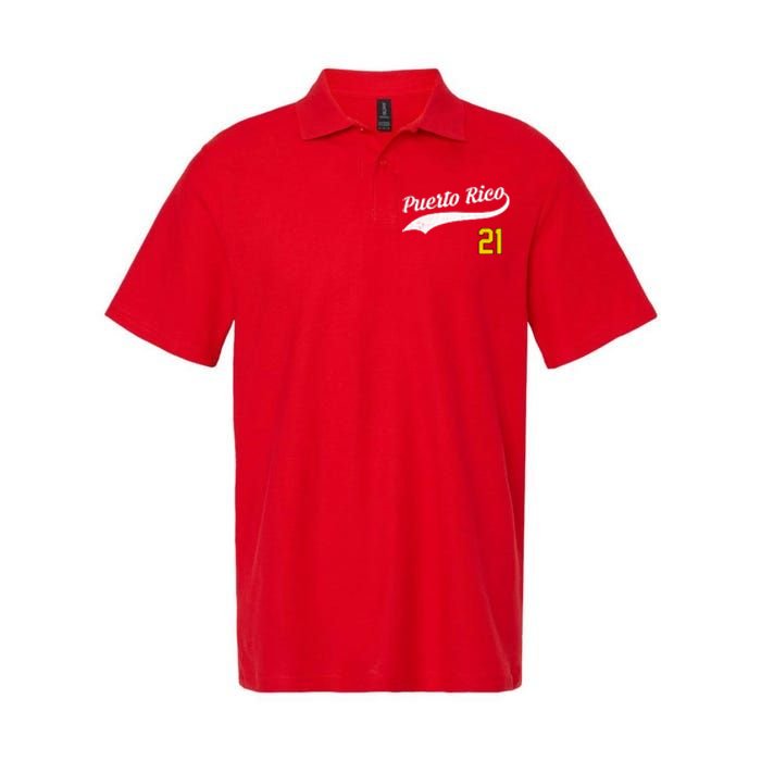 Puerto Rico Baseball 21 For Santurce Baseball Fans Softstyle Adult Sport Polo