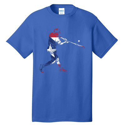 Puerto Rico Baseball Gift Cute Famous Island Game Gift Tall T-Shirt