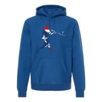 Puerto Rico Baseball Gift Cute Famous Island Game Gift Premium Hoodie