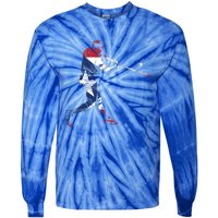 Puerto Rico Baseball Gift Cute Famous Island Game Gift Tie-Dye Long Sleeve Shirt