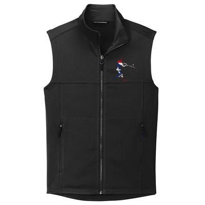 Puerto Rico Baseball Gift Cute Famous Island Game Gift Collective Smooth Fleece Vest