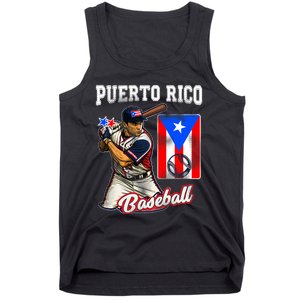 Puerto Rico Baseball PR Boricua Player Tank Top