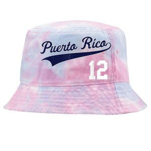 Puerto Rico Baseball 21 For Santurce Baseball Fans Tie-Dyed Bucket Hat