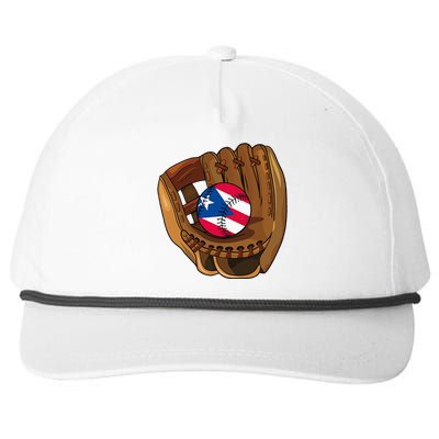 Puerto Rican Baseball Sport Puerto Rico Baseball Team Snapback Five-Panel Rope Hat