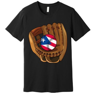 Puerto Rican Baseball Sport Puerto Rico Baseball Team Premium T-Shirt