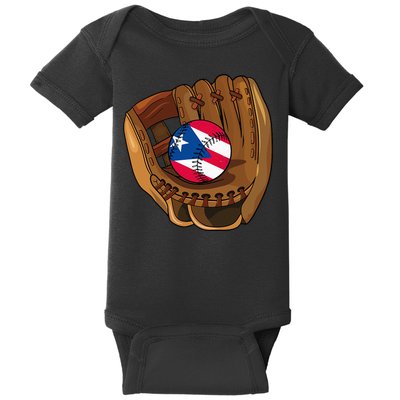 Puerto Rican Baseball Sport Puerto Rico Baseball Team Baby Bodysuit