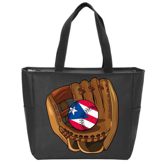 Puerto Rican Baseball Sport Puerto Rico Baseball Team Zip Tote Bag