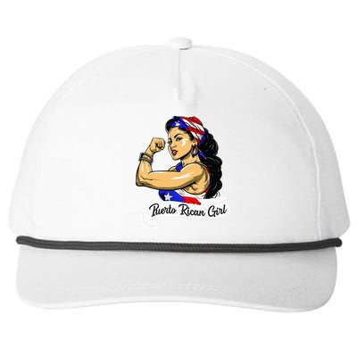 Puerto Rican  Boricua Puerto Rico Flag Pride  Mujer Snapback Five-Panel Rope Hat