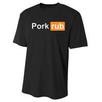 Pork Rub Bbq Smoker Lover Performance Sprint T-Shirt