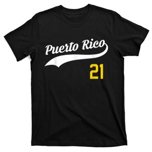 Puerto Rico Baseball 21 For Santurce Baseball Fans T-Shirt