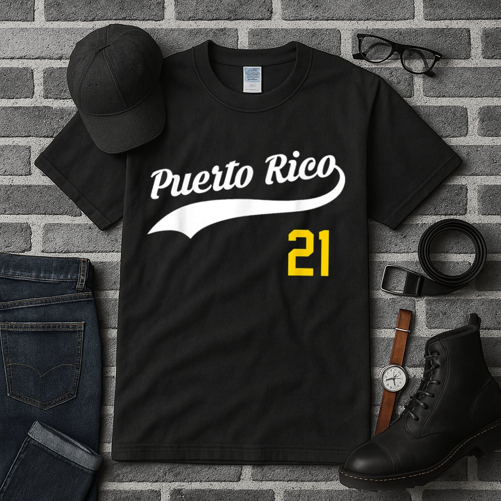 Puerto Rico Baseball 21 For Santurce Baseball Fans Tall T-Shirt