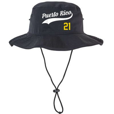 Puerto Rico Baseball 21 For Santurce Baseball Fans Bucket Hat