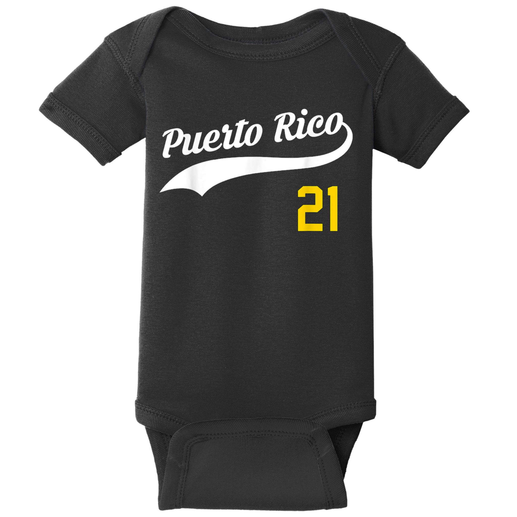 Puerto Rico Baseball 21 For Santurce Baseball Fans Baby Bodysuit