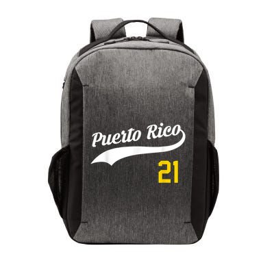 Puerto Rico Baseball 21 For Santurce Baseball Fans Vector Backpack