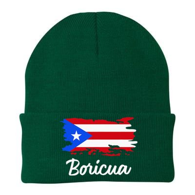 Puerto Rico Boricua Vintage Puerto Rican Flag Knit Cap Winter Beanie